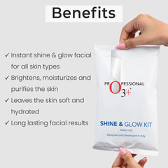 O3+ Shine & Glow Facial Kit For Instant Glow