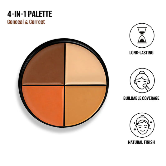 Forever52 4 Color Concealer Wheel