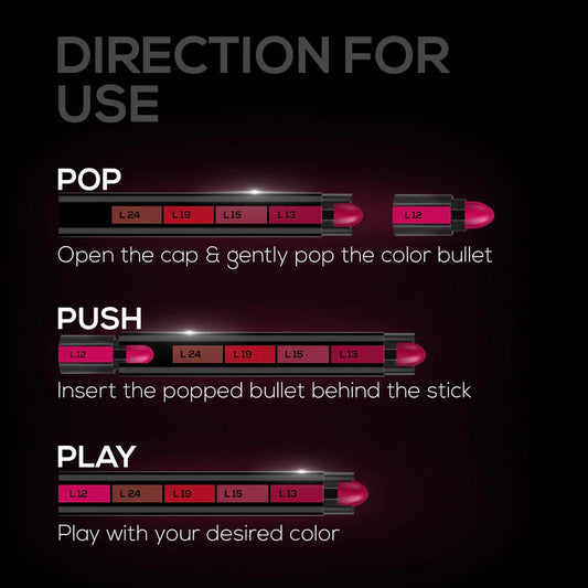 RENEE FAB 5 Glossy 5-in-1 Lipstick