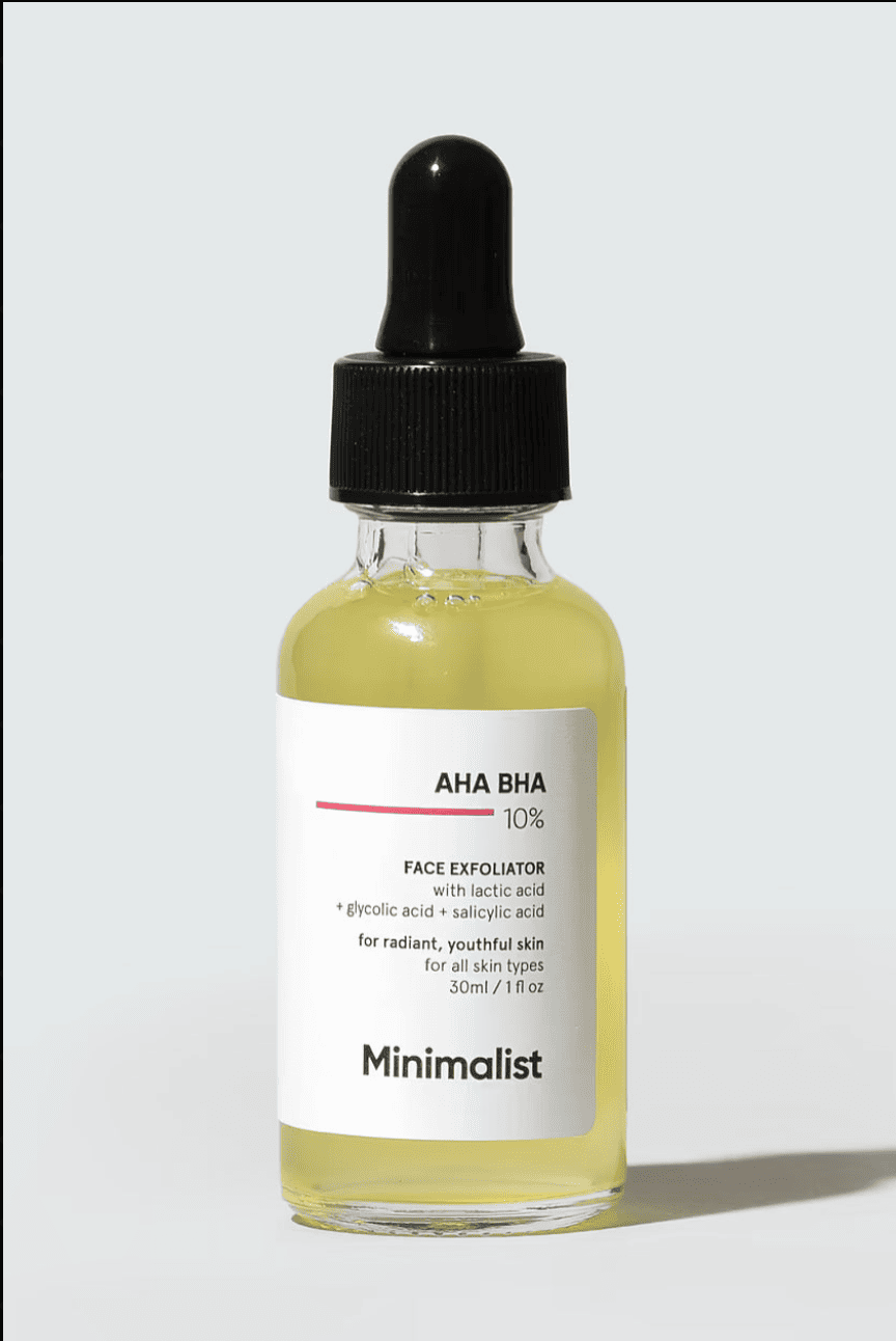 Minimalist AHA BHA 10% Face Exfoliator