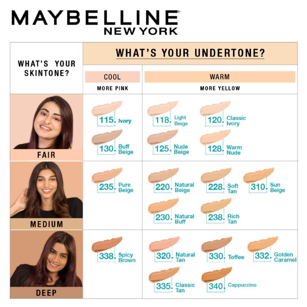 MAYBELLINE - FIT ME FOUNDATION