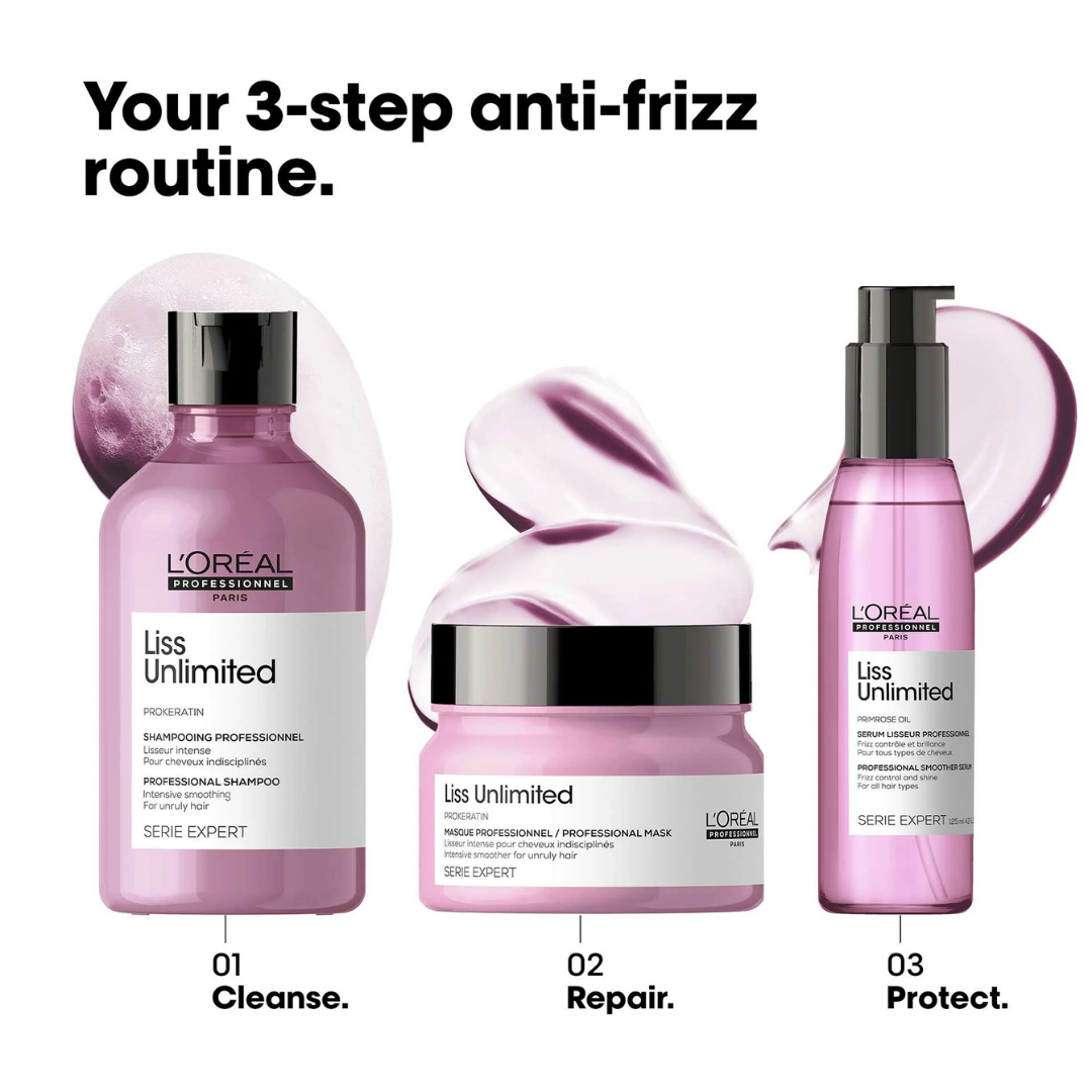 L'Oreal Professionnel Liss Unlimited Leave-In Hair Serum for Frizzy & Unruly Hair