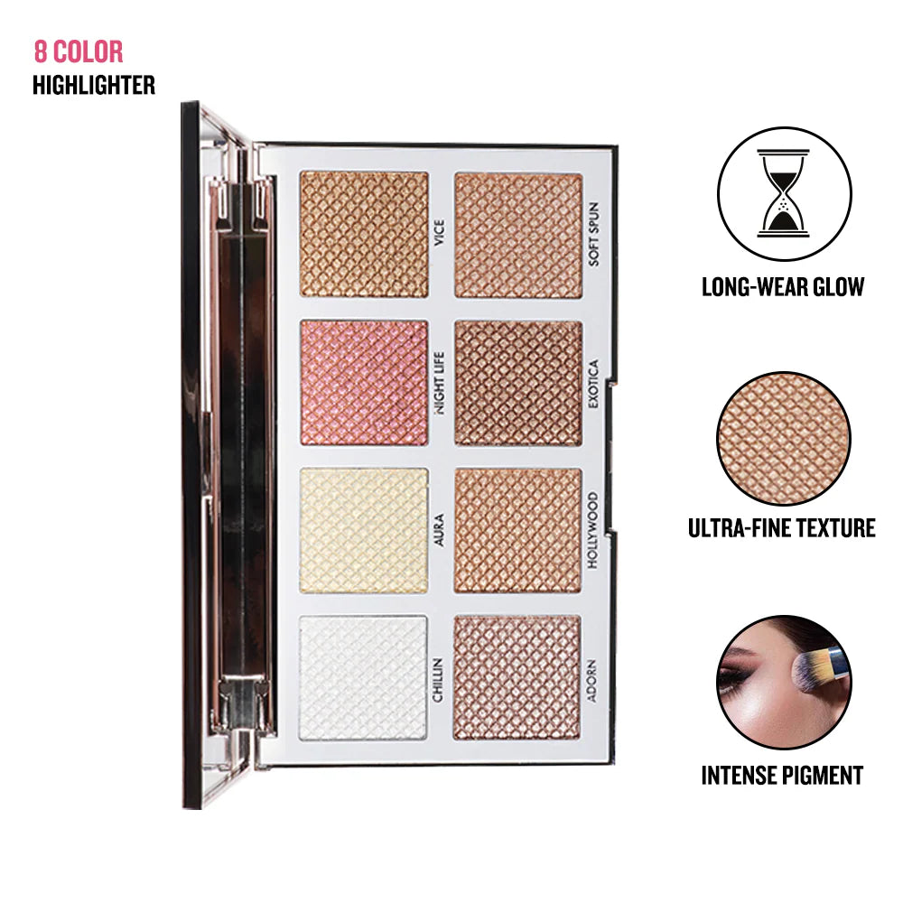 Forever52 Essentials: 8-Color Highlight Palette