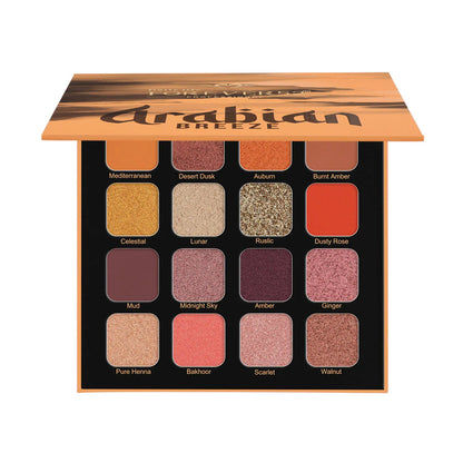 Forever52 Breeze 16 Color Eyeshadow Palette.