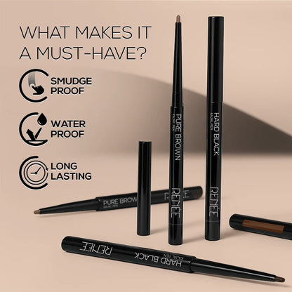 RENEE Hard Black &amp; Pure Brown Kajal Combo