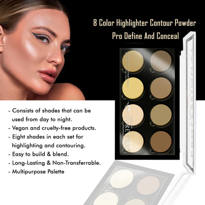 Forever528 Color Highlighter Contour Powder Pro Define And Conceal
