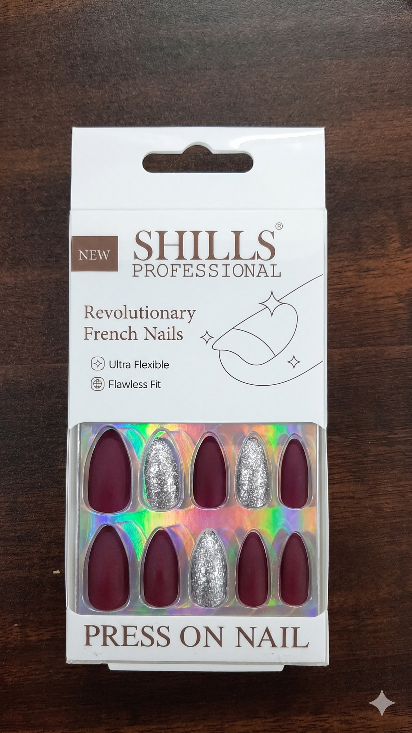 Shills Professional.  “PRESS ON NAIL”