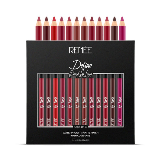 RENEE Define Matte Pencil Lip Liner Set