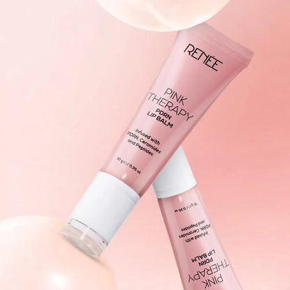 RENEE Pink Therapy PDRN Overnight Lip Repairing &amp; Moisturising Lip Balm.