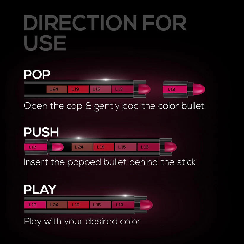 RENEE FAB 5 Glossy 5-in-1 Lipstick