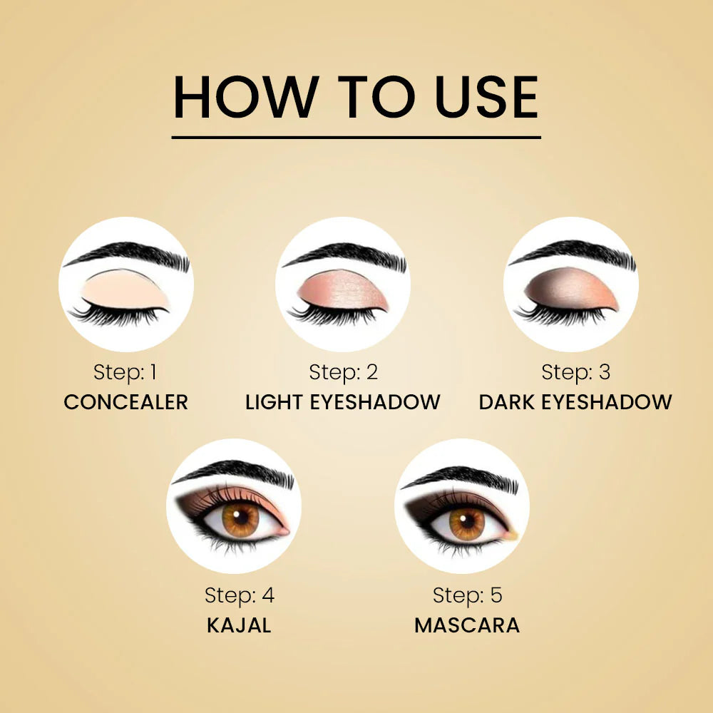 Shopaarel 50 Color Wedding Bells Eyeshadow Palette