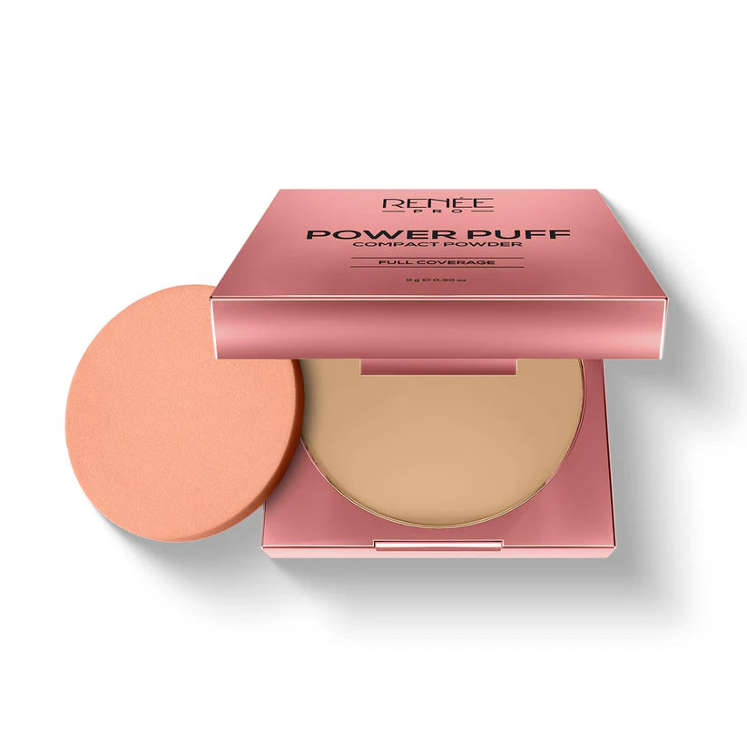 RENEE PRO Power Puff Compact Powder (9 g)