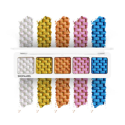 Shopaarel Sparkle 5 Color Eyeshadow Palette