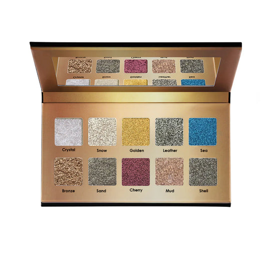 Forever52 10 Color Metallic Eyeshadow Palette