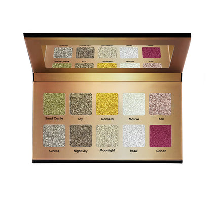 Forever52 10 Color Metallic Eyeshadow Palette