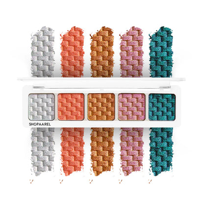 Shopaarel Sparkle 5 Color Eyeshadow Palette