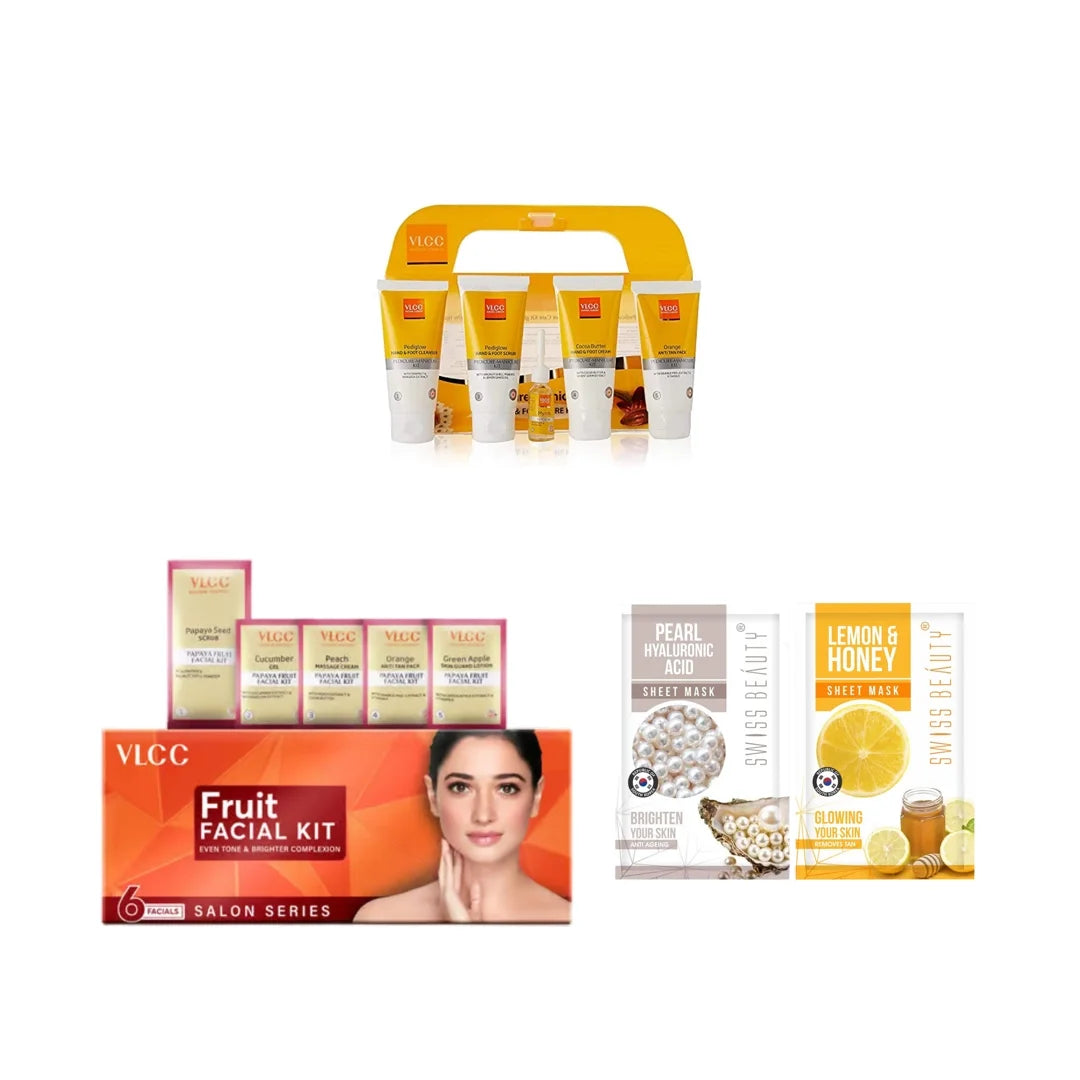 VLCC MENICURE PEDICURE KIT WITH FACE MASK