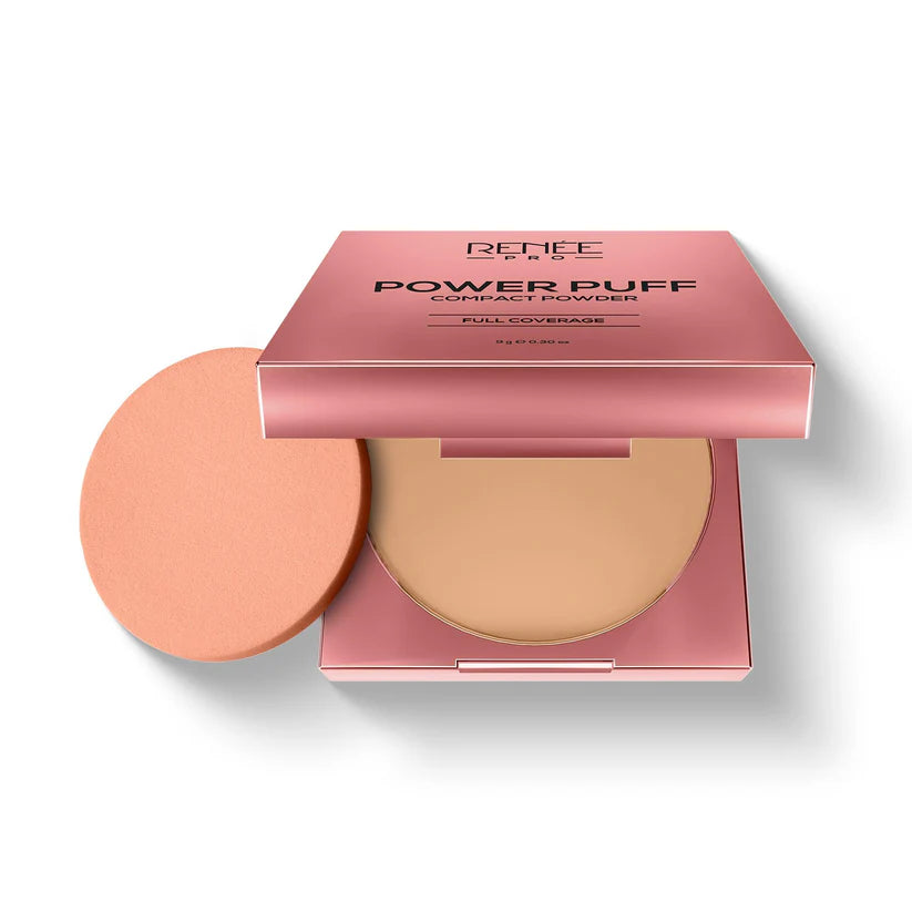 RENEE PRO Power Puff Compact Powder (9 g)