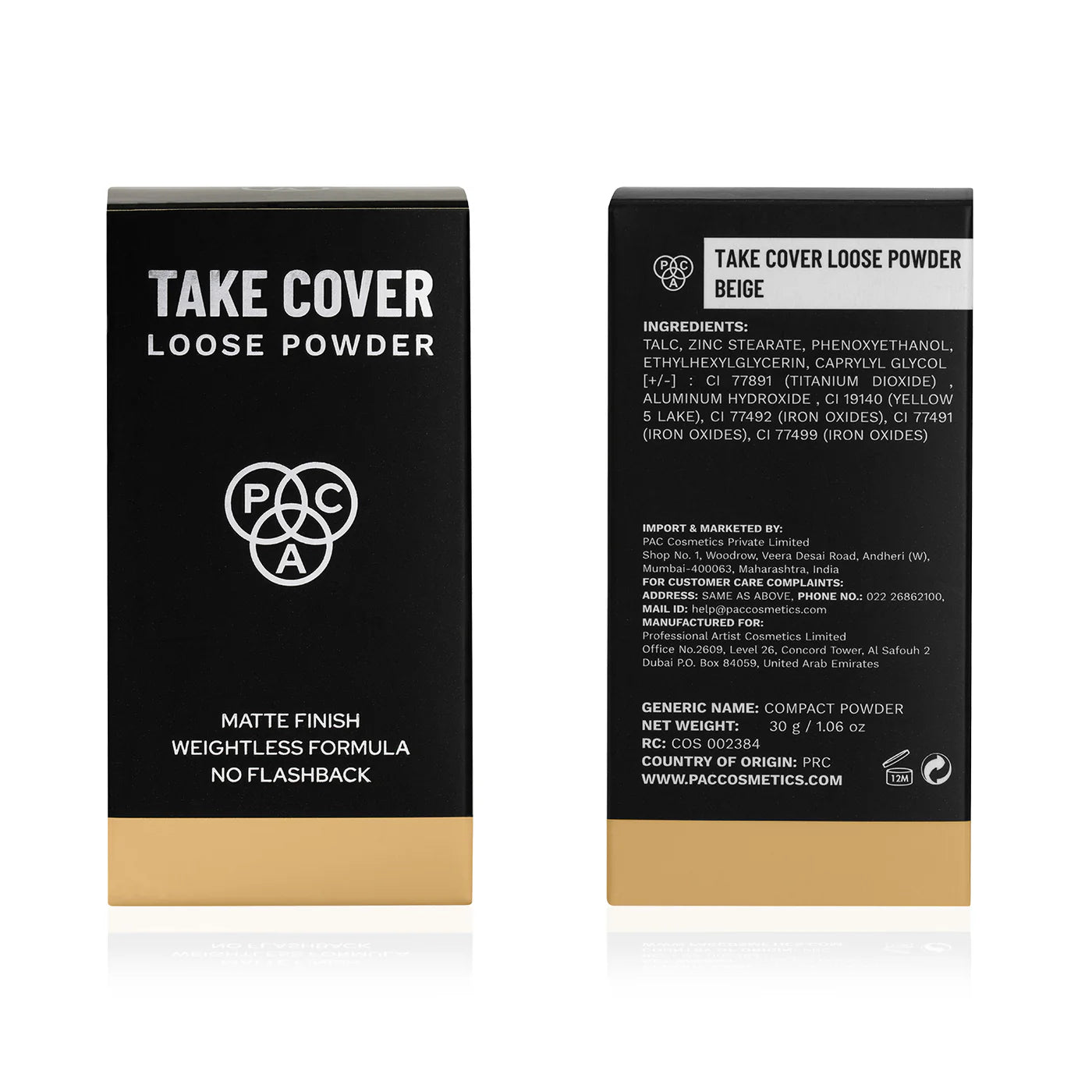PAC Take Cover Loose Powder (30 gm)