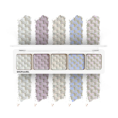 Shopaarel Sparkle 5 Color Eyeshadow Palette